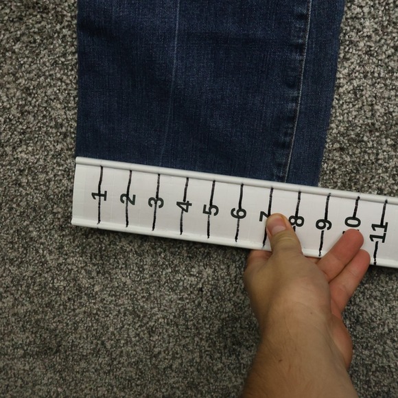 Joe's Jeans Bootcut Mid Rise Women's 27 low rise Medium Wash Blue Denim 28X30 - Picture 4 of 11